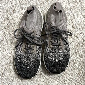 Adidas Ultra Boost Gray and Black Trail running shoes. Like New.